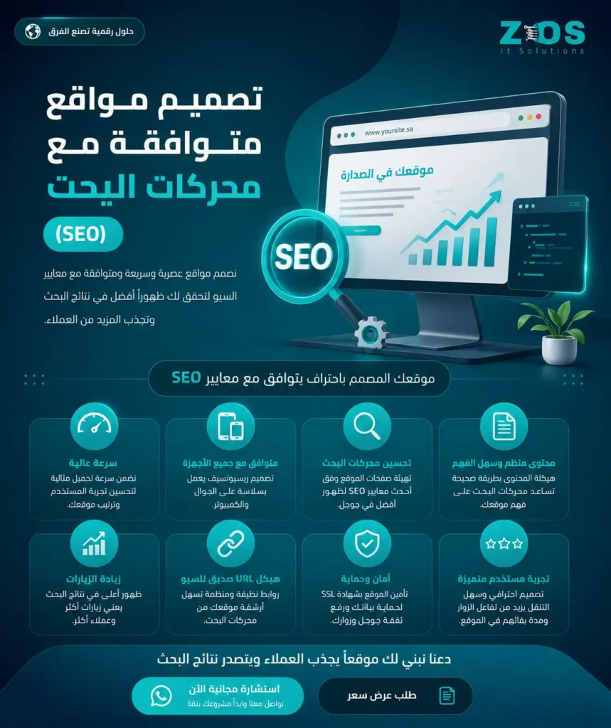تصميم مواقع متوافق مع SEO
