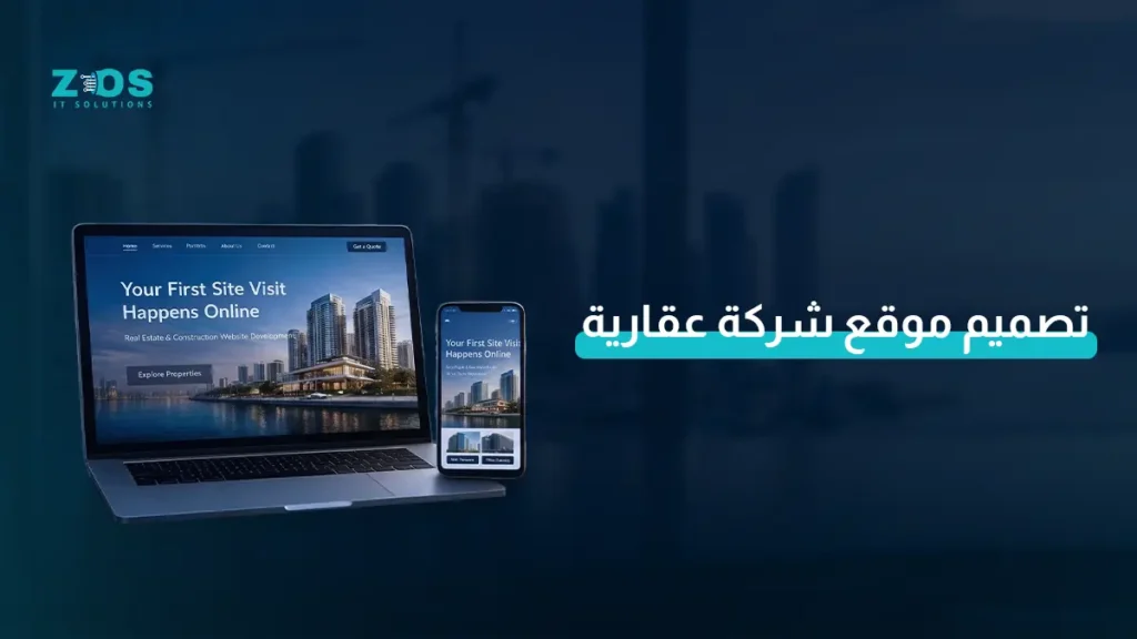 تصميم موقع شركة عقارية يحول مشاريعك إلى فرص بيع ويعزز حضورك الرقمي باحترافية