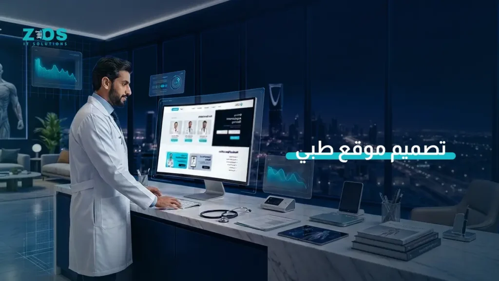 تصميم موقع طبي احترافي يحول حضورك الرقمي إلى وسيلة لجذب المرضى وزيادة الحجوزات