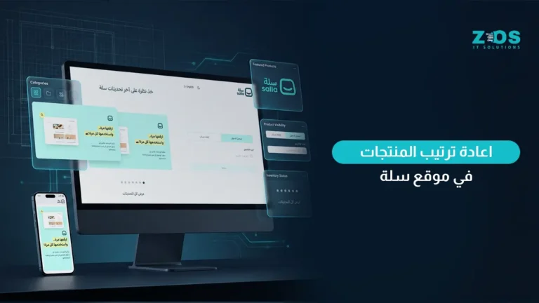 اعادة ترتيب المنتجات في موقع سلة