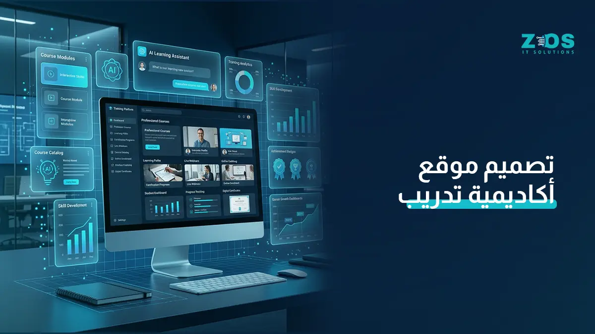 تصميم موقع أكاديمية تدريب لتسهيل التسجيل والدفع