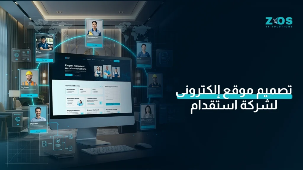 تصميم موقع إلكترونى لشركة استقدام في السعودية يضع خدماتك أمام العميل المناسب