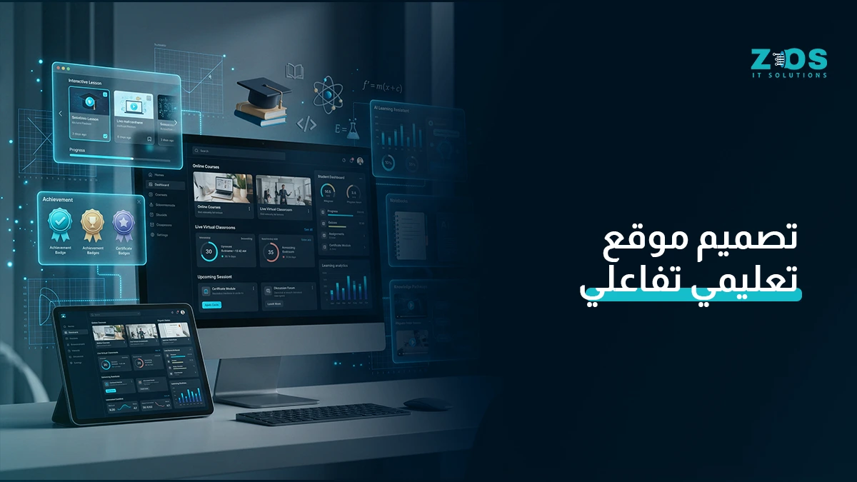 تصميم موقع تعليمي تفاعلي يحوّل خبرتك إلى منصة يتعلّم منها الطلاب بثقة