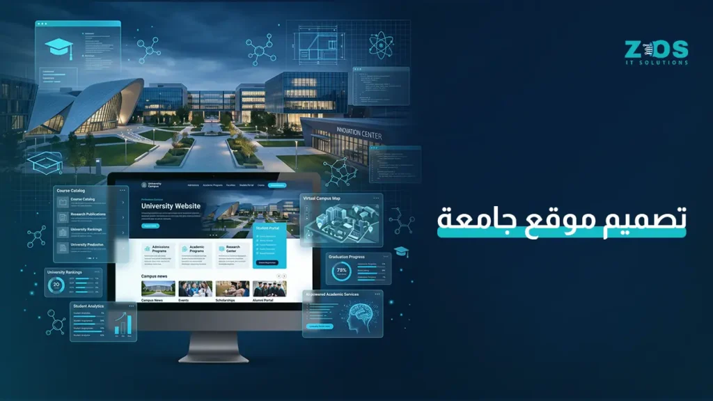 تصميم موقع جامعة ينظّم رحلة الطالب من البحث عن البرنامج إلى القبول الجامعي