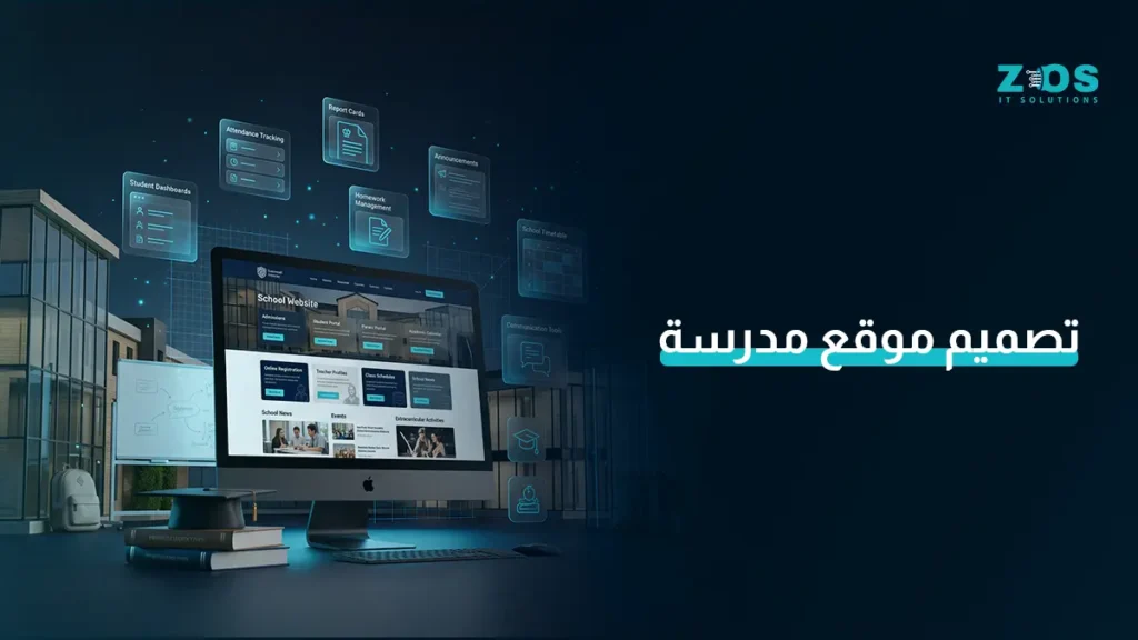  تصميم موقع مدرسة احترافي لتسهيل التسجيل والتواصل مع أولياء الأمور