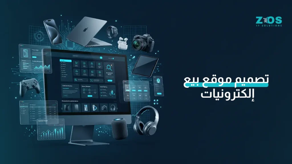 تصميم موقع بيع إلكترونيات احترافي في السعودية