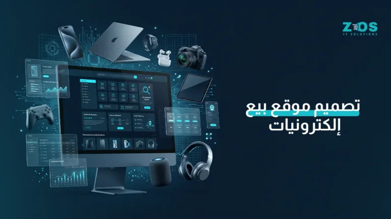تصميم موقع بيع إلكترونيات